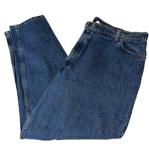 Vintage 90s Levi's 522 Jeans Women's Size 24 Med Blue Tapered Fit Leg USA